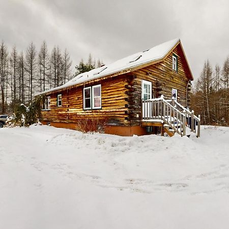 Twin View Log Home Carroll Eksteriør billede