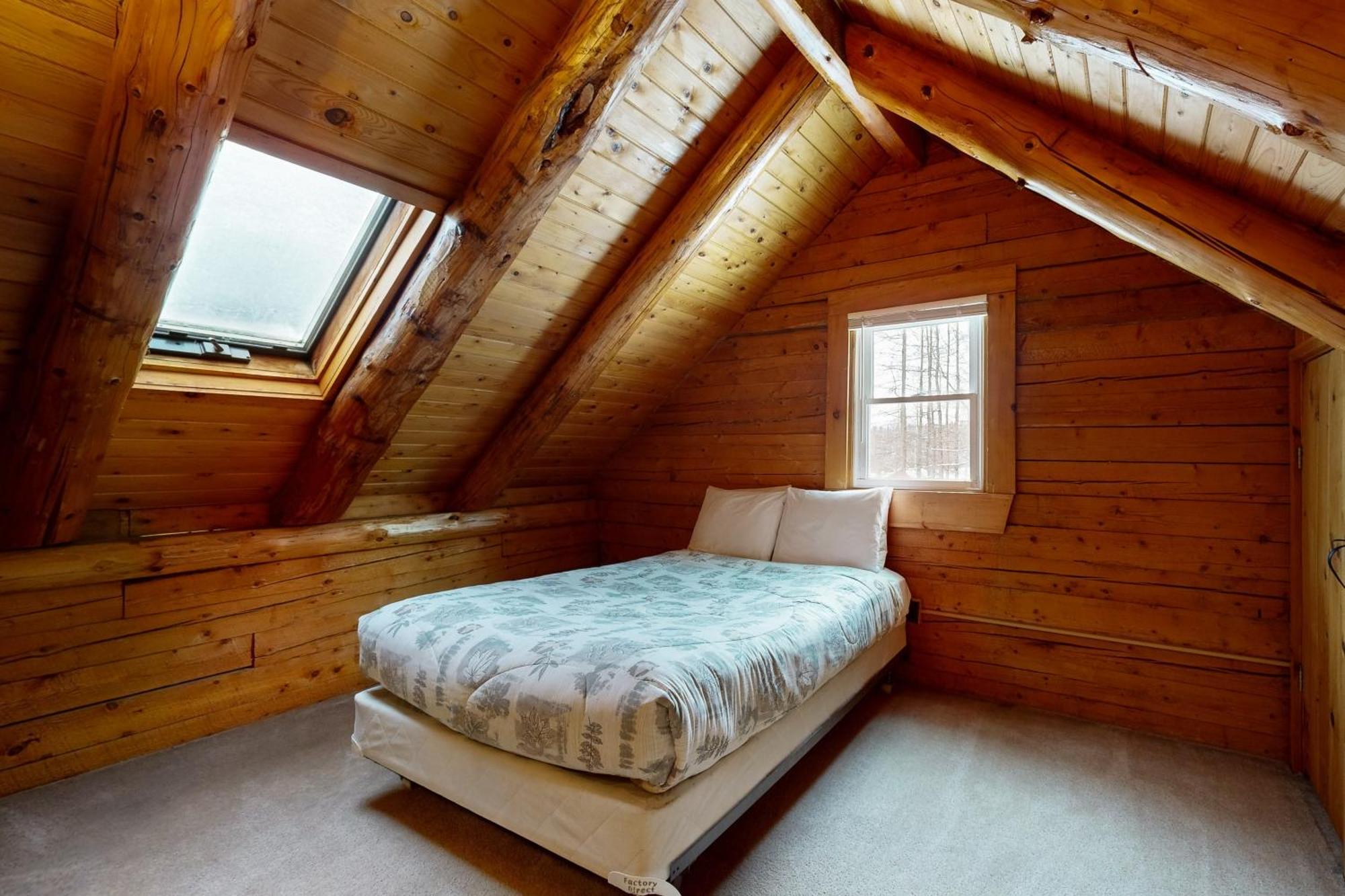 Twin View Log Home Carroll Eksteriør billede
