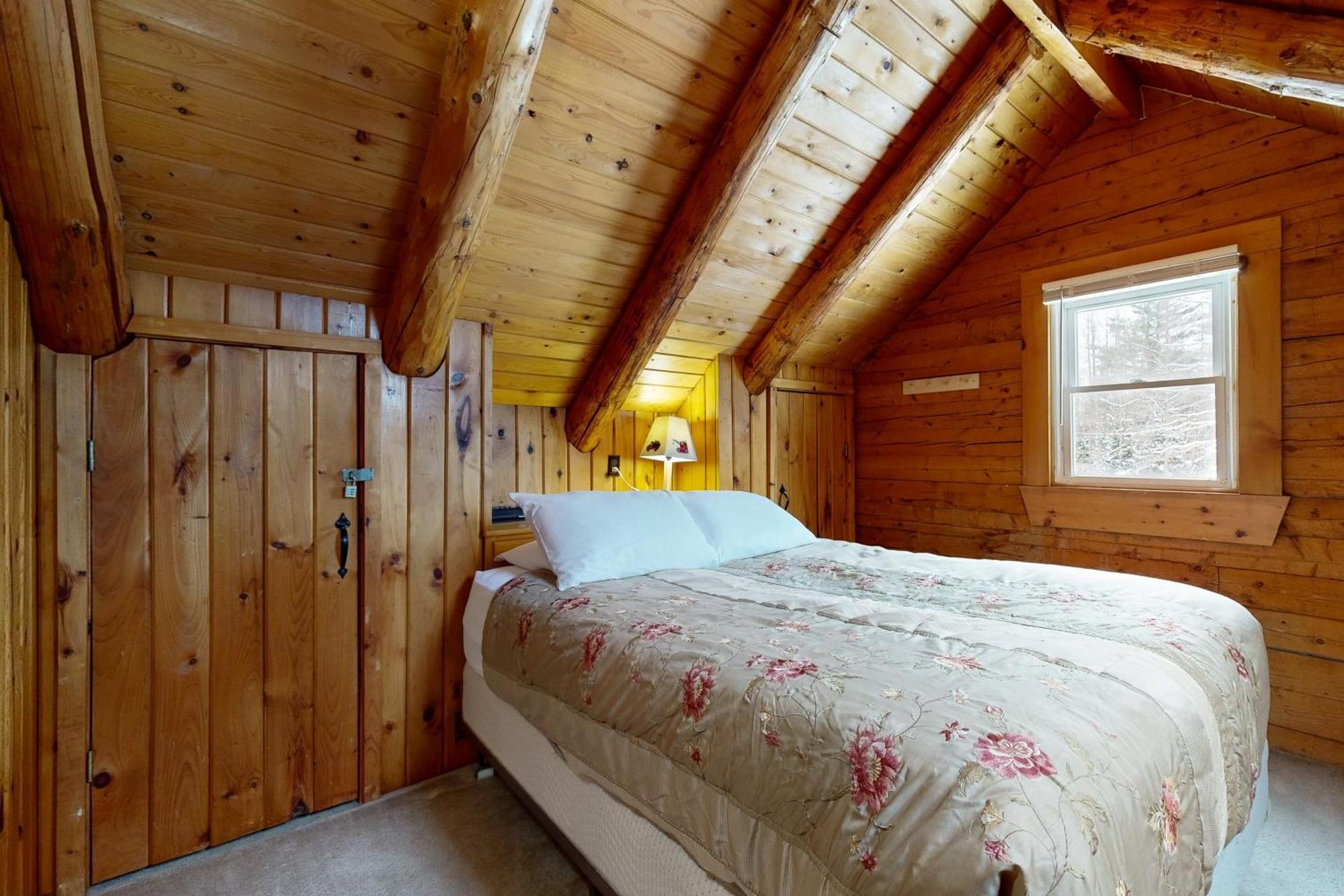 Twin View Log Home Carroll Eksteriør billede