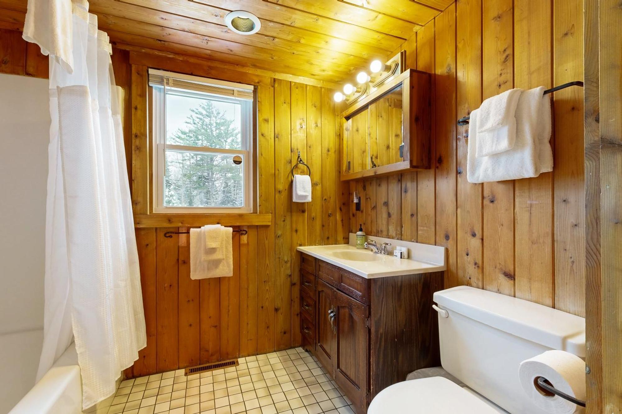 Twin View Log Home Carroll Eksteriør billede